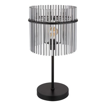 Globo - Stolní lampa 1xE27/60W/230V pr. 30 cm černá