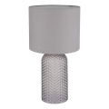 Globo - Stolní lampa 1xE27/60W/230V šedá