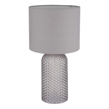 Globo - Stolní lampa 1xE27/60W/230V šedá