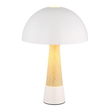 Globo - Stolní lampa 1xE27ILLU/40W/230V bílá