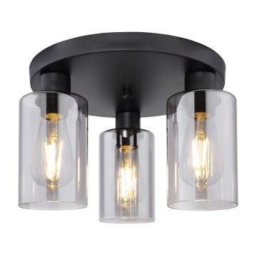 Globo - Stropní svítidlo 3xE27/60W/230V černá