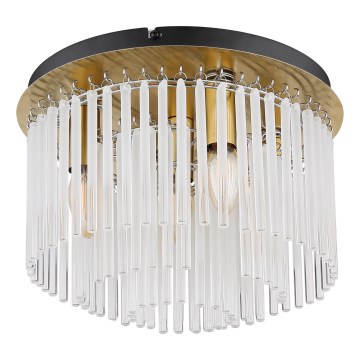 Globo - Stropní svítidlo 5xE27/60W/230V pr. 32 cm zlatá