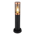Globo - Venkovní lampa 1xE27/23W/230V IP44 45 cm černá/měď