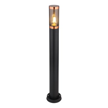 Globo - Venkovní lampa 1xE27/23W/230V IP44 80 cm černá/měď