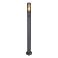 Globo - Venkovní lampa se senzorem 1xE27/15W/230V IP44 110 cm černá