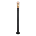 Globo - Venkovní lampa se senzorem 1xE27/15W/230V IP44 110 cm černá/měď