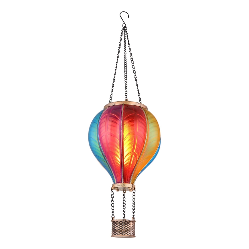 Globo - Závěsná solární dekorace 20xLED/0,5W/3V IP44 létající balón