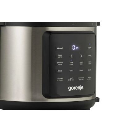 GORENJE GMC6SBK - Multifunkční elektrický hrnec 6 l 8v1 1000W/230V nerez