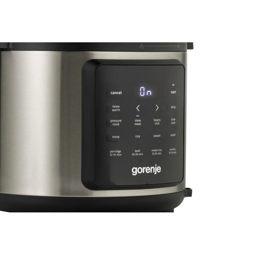 GORENJE GMC6SBK - Multifunkční elektrický hrnec 6 l 8v1 1000W/230V nerez