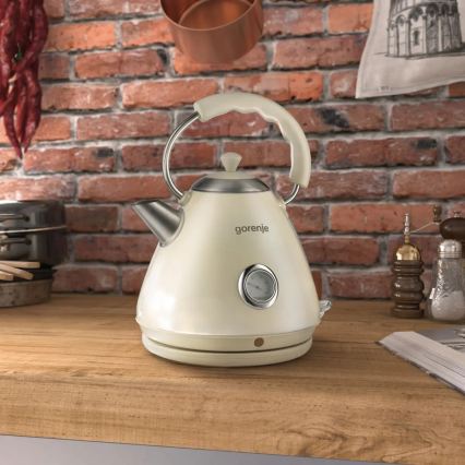 GORENJE K17CLI - Rychlovarná konvice 1,7 l 2200W/230V béžová