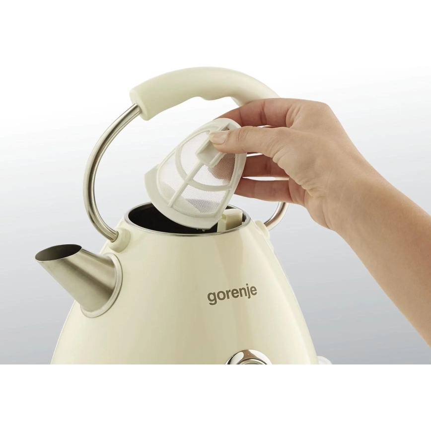 GORENJE K17CLI - Rychlovarná konvice 1,7 l 2200W/230V béžová