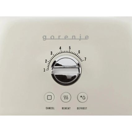 GORENJE T900RL - Topinkovač s dvěma otvory 1000W/230V bílá