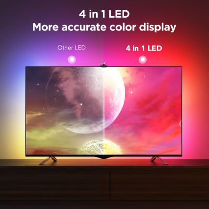 Govee - Backlight 3S Netflix TV 55-65 SMART LED podsvícení RGBICW Wi-Fi + dálkové ovládání