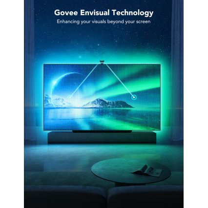 Govee - DreamView T2 DUAL TV 75-85 SMART LED podsvícení RGBIC Wi-Fi + dálkové ovládání
