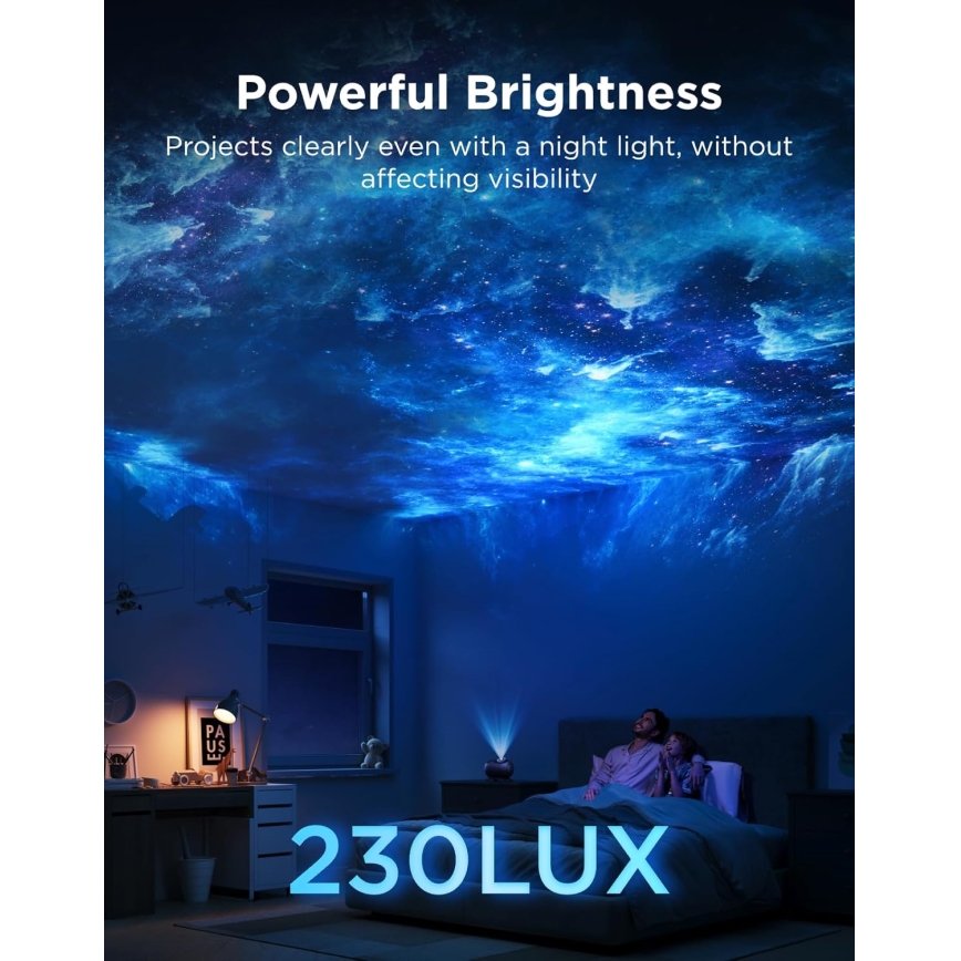 Govee - Galaxy Light Projector 2 Pro Matter s reproduktorem Wi-Fi