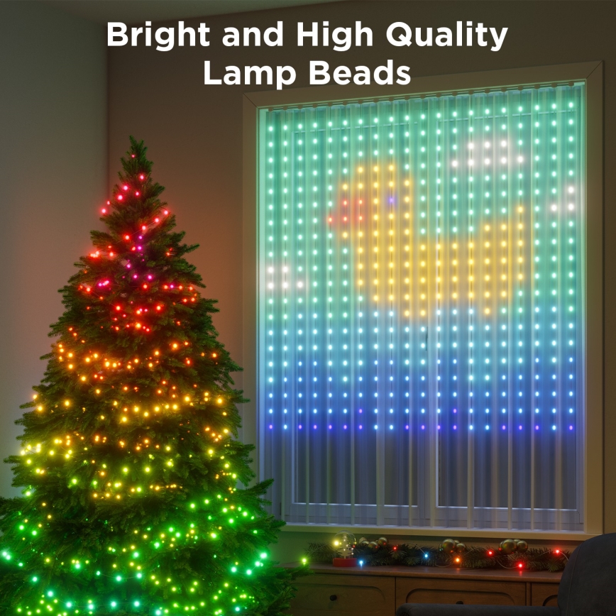 Govee - LED RGB Stmívatelný venkovní dekorační řetěz LED/15W/230V IP65 Wi-Fi