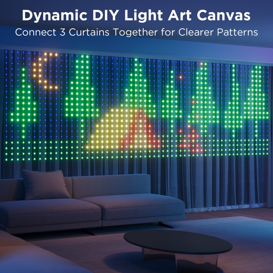 Govee - LED RGB Stmívatelný venkovní dekorační řetěz LED/15W/230V IP65 Wi-Fi