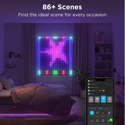 Govee - LED RGB Stmívatelný venkovní dekorační řetěz LED/15W/230V IP65 Wi-Fi