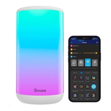 Govee - LED RGBIC Stmívatelná stolní lampa AURA 2 2200-6500K Wi-Fi Matter