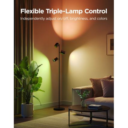 Govee - LED RGBICWW Stmívatelná stojací lampa TREE MATTER LED/48W/230V Wi-Fi