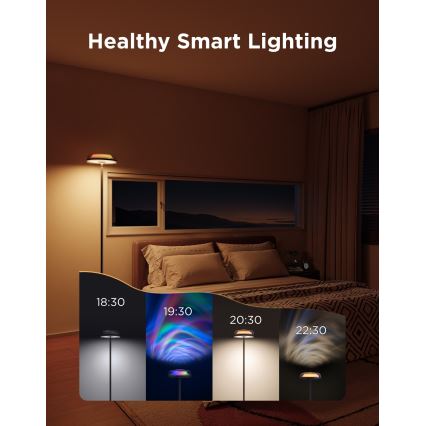 Govee - LED RGBICWW Stmívatelná stojací lampa UPLIGHTER MATTER LED/24W/230V Wi-Fi