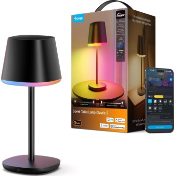 Govee - LED RGBICWW Stmívatelná stolní lampa CLASSIC MATTER LED/10W/5V 4800mAh Wi-Fi