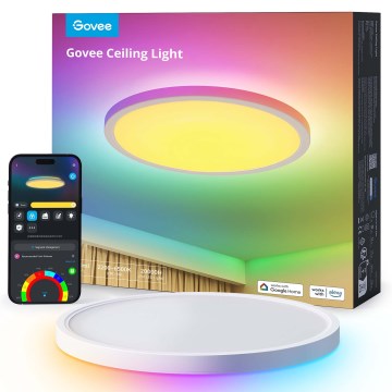 Govee - LED RGBICWW Stmívatelné stropní svítidlo LED/29W/230V pr. 30cm Matter Wi-Fi