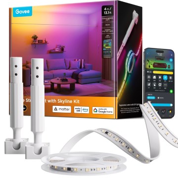 Govee - LED RGBICWW Závěsný pásek LED/36W/24V 4m Skyline Matter Wi-Fi