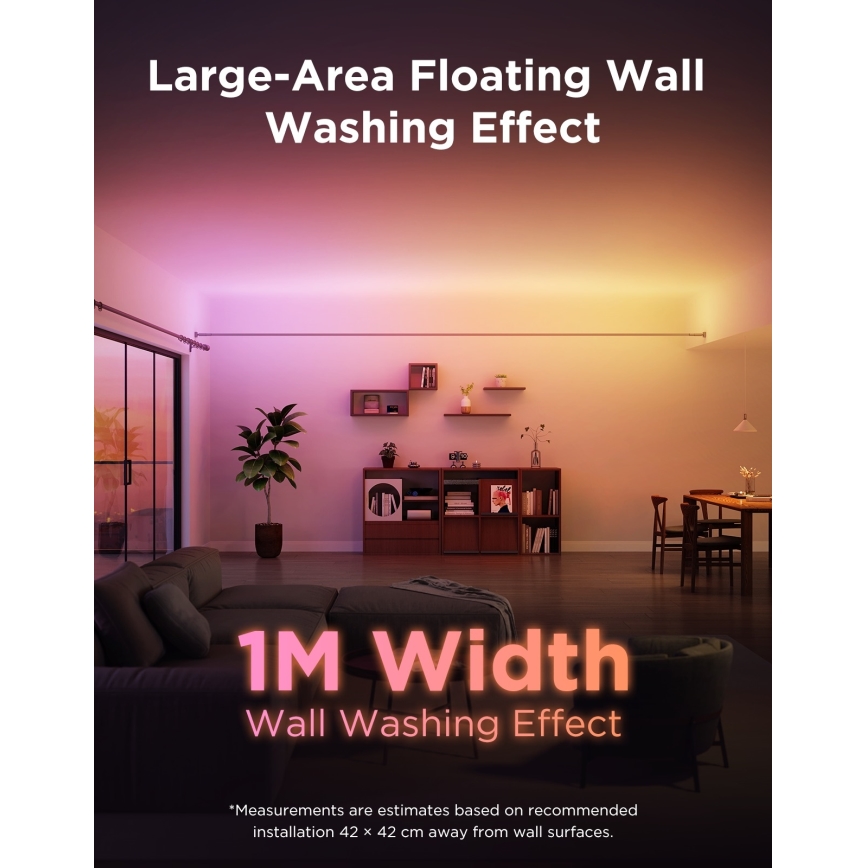 Govee - LED RGBICWW Závěsný pásek LED/36W/24V 4m Skyline Matter Wi-Fi