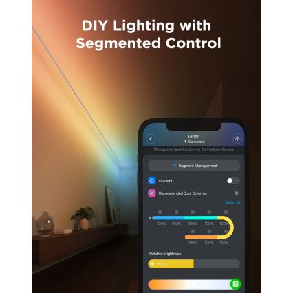 Govee - LED RGBICWW Závěsný pásek LED/36W/24V 4m Skyline Matter Wi-Fi