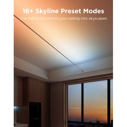 Govee - LED RGBICWW Závěsný pásek LED/36W/24V 4m Skyline Matter Wi-Fi