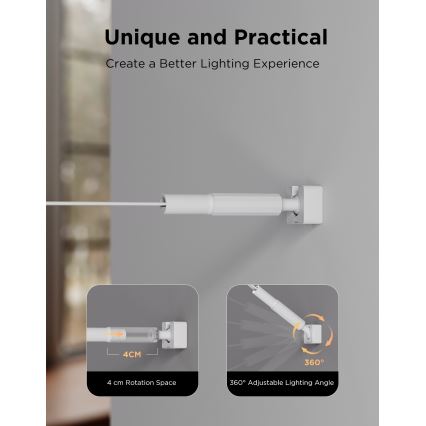 Govee - LED RGBICWW Závěsný pásek LED/36W/24V 4m Skyline Matter Wi-Fi