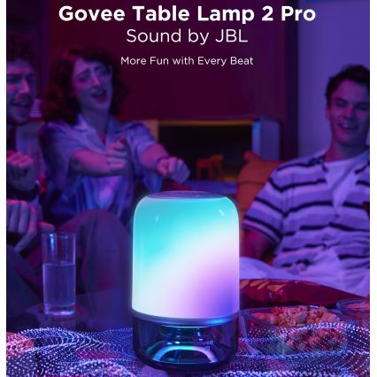 Govee - LED RGBW Stmívatelná stolní lampa s reproduktorem LED/36W/12V Wi-Fi