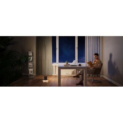 Govee - LED Stmívatelná stojací lampa s reproduktorem Pro RGBICWW 2200-6500K Wi-Fi + dálkové ovládání
