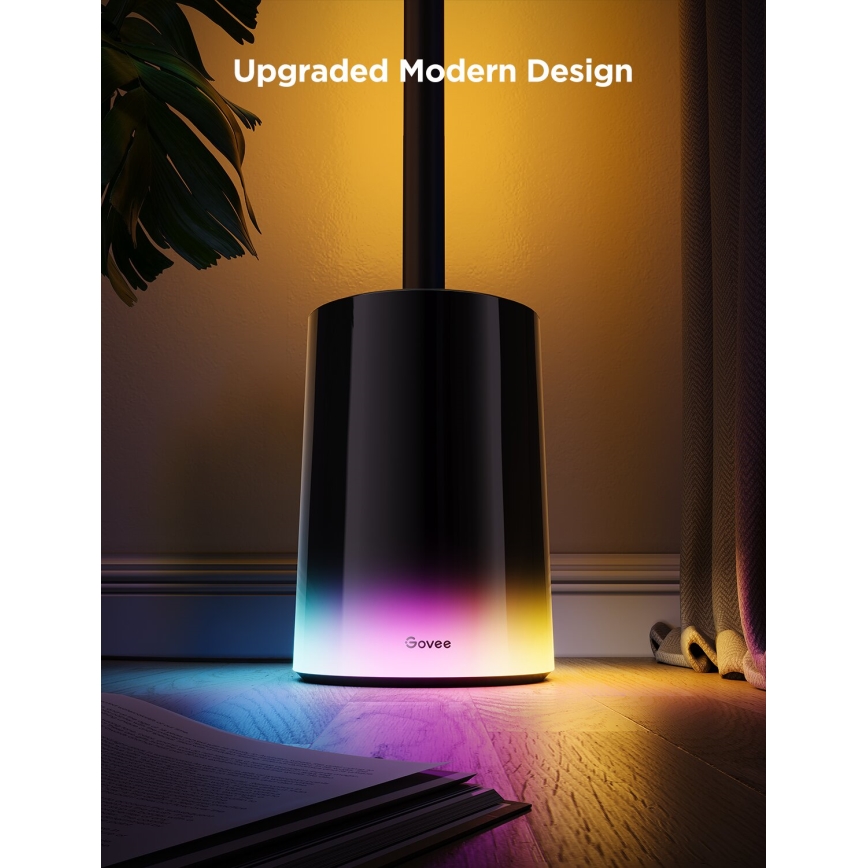 Govee - LED Stmívatelná stojací lampa Smart MATTER LED RGBICWW 2200-6500K Wi-Fi + dálkové ovládání