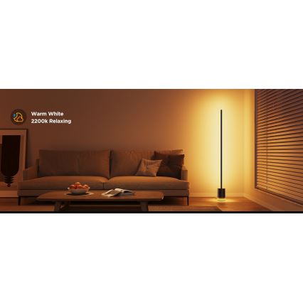 Govee - LED Stmívatelná stojací lampa Smart MATTER LED RGBICWW 2200-6500K Wi-Fi + dálkové ovládání