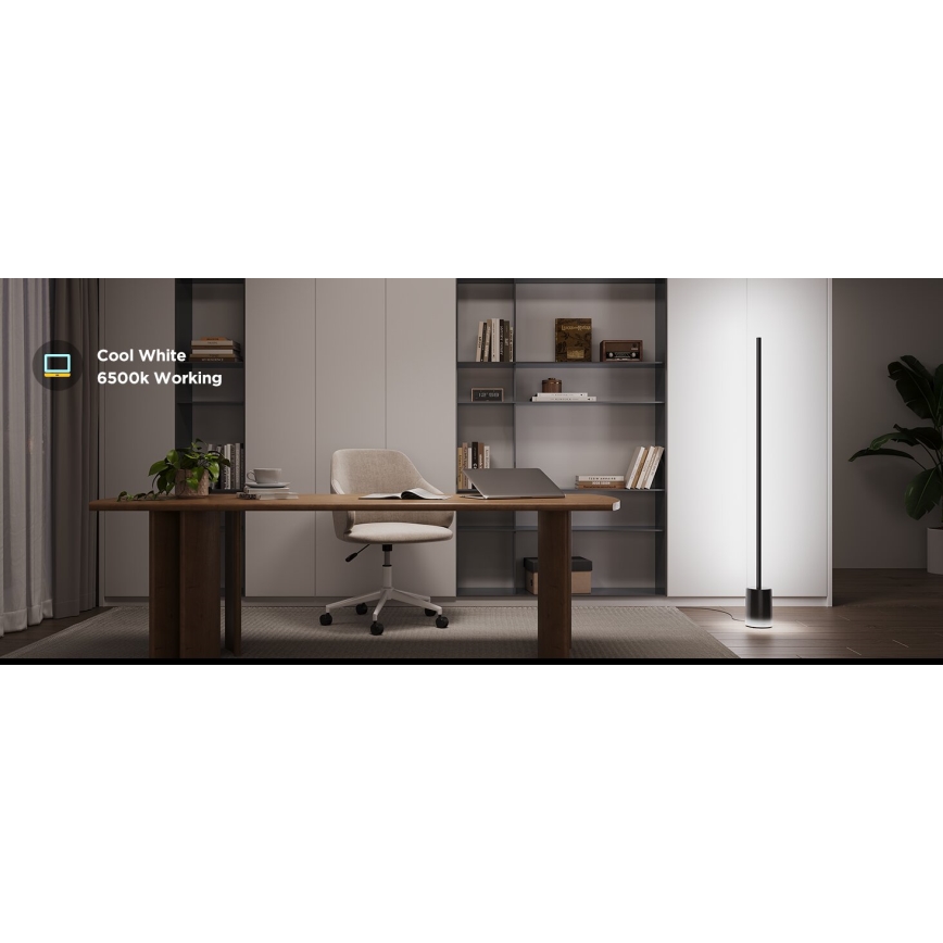 Govee - LED Stmívatelná stojací lampa Smart MATTER LED RGBICWW 2200-6500K Wi-Fi + dálkové ovládání