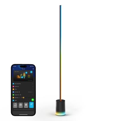 Govee - LED Stmívatelná stojací lampa Smart MATTER LED RGBICWW 2200-6500K Wi-Fi + dálkové ovládání