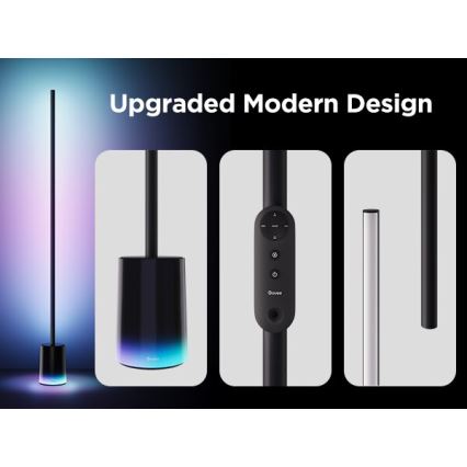 Govee - LED Stmívatelná stojací lampa Smart MATTER LED RGBICWW 2200-6500K Wi-Fi + dálkové ovládání