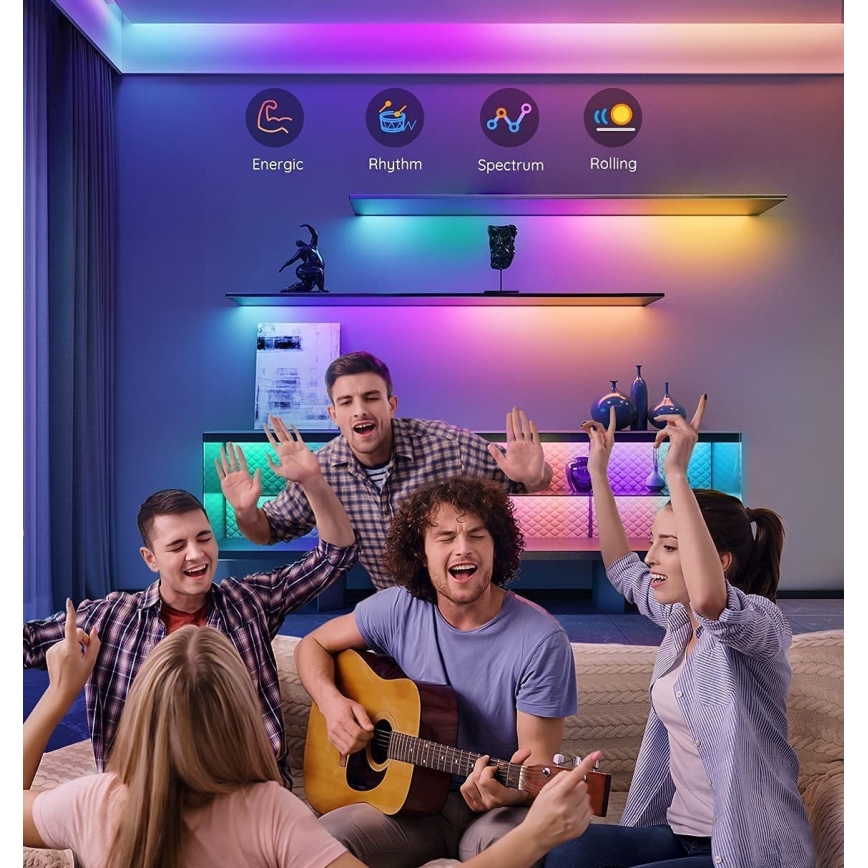 Govee - M1 PRO PREMIUM Smart RGBICW+ LED prodlužovací pásek 1m Wi-Fi Matter