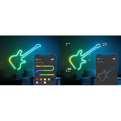 Govee - Neon 2 MATTER ohebný LED pásek 3m RGBIC Wi-Fi