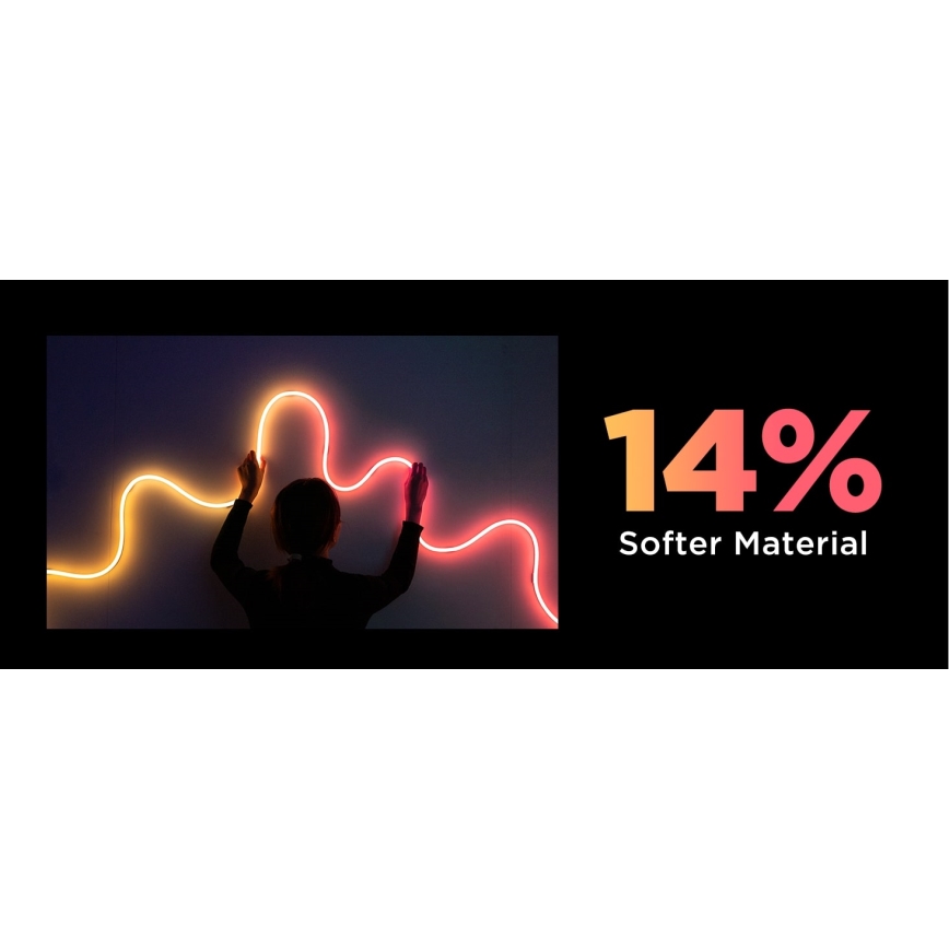 Govee - Neon 2 MATTER ohebný LED pásek 3m RGBIC Wi-Fi