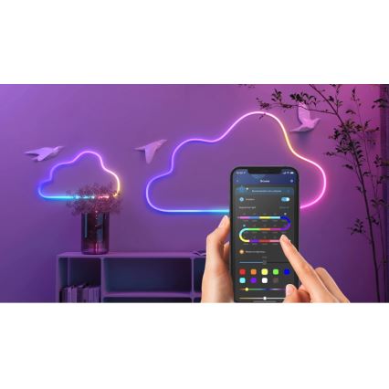 Govee - Neon SMART ohebný LED pásek RGBIC 2m Wi-Fi IP67