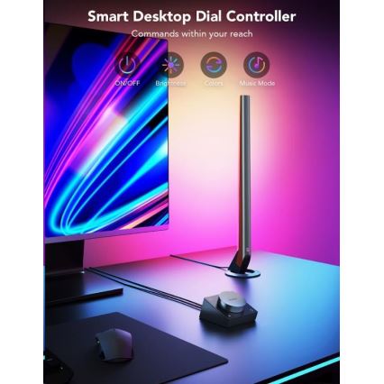 Govee - SADA 2x Smart Gaming Wi-Fi LED RGBIC Panely + Smart Dual + dálkové ovládání