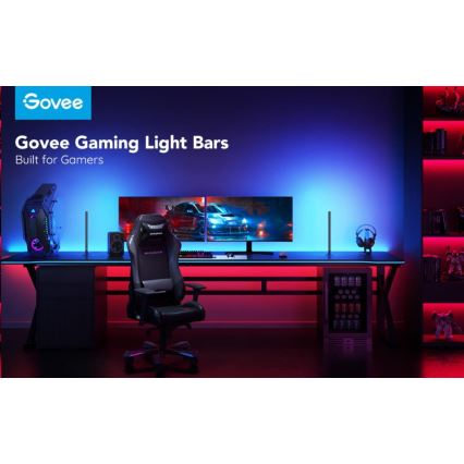 Govee - SADA 2x Smart Gaming Wi-Fi LED RGBIC Panely + Smart Dual + dálkové ovládání