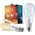 Govee - SADA 2xLED RGBWW Stmívatelná žárovka Smart MATTER ST64 E27/5W/230V 2700-6500K Wi-Fi