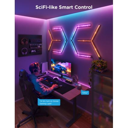 Govee - Smart Gaming (4+1) nástěnné svítidlo RGBIC Wi-Fi