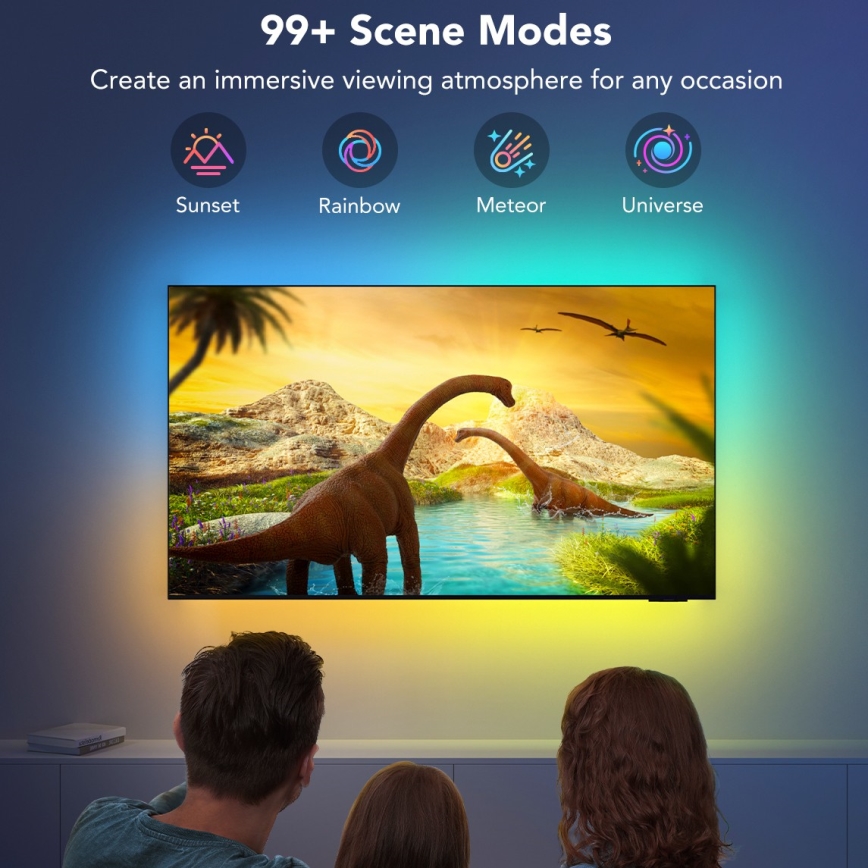 Govee - TV 40-50 SMART LED podsvícení RGBIC Wi-Fi