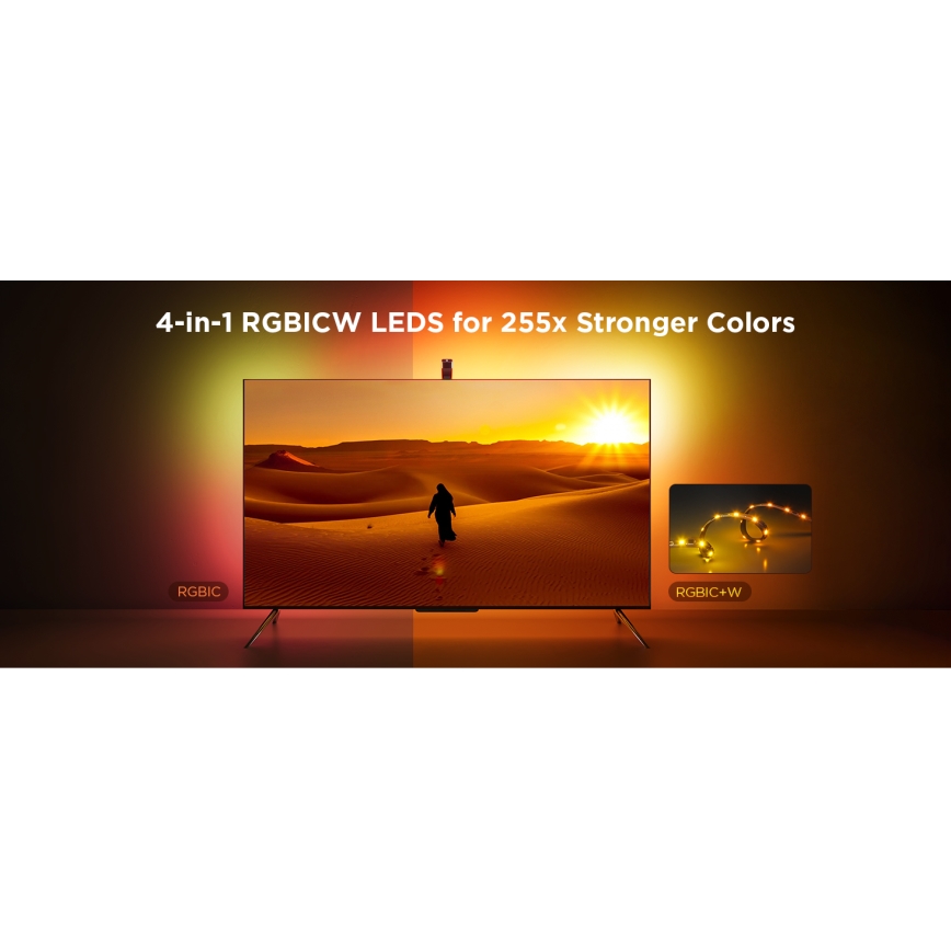 Govee - TV Backlight 3 Lite TV 75-85 SMART LED podsvícení RGBICW Wi-Fi IP67
