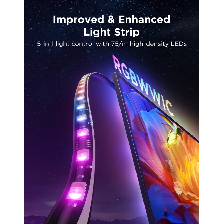 Govee - TV Backlight 3 Pro 75-85 SMART LED podsvícení RGBIC Wi-Fi